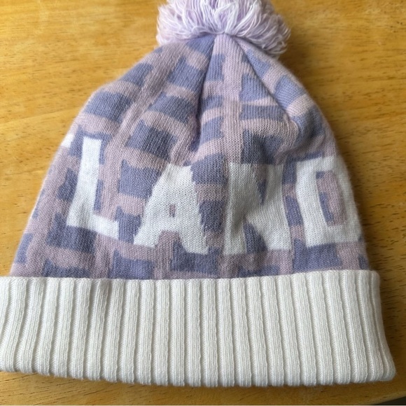 Portland Purple Beanie Knit Hat - Picture 2 of 4